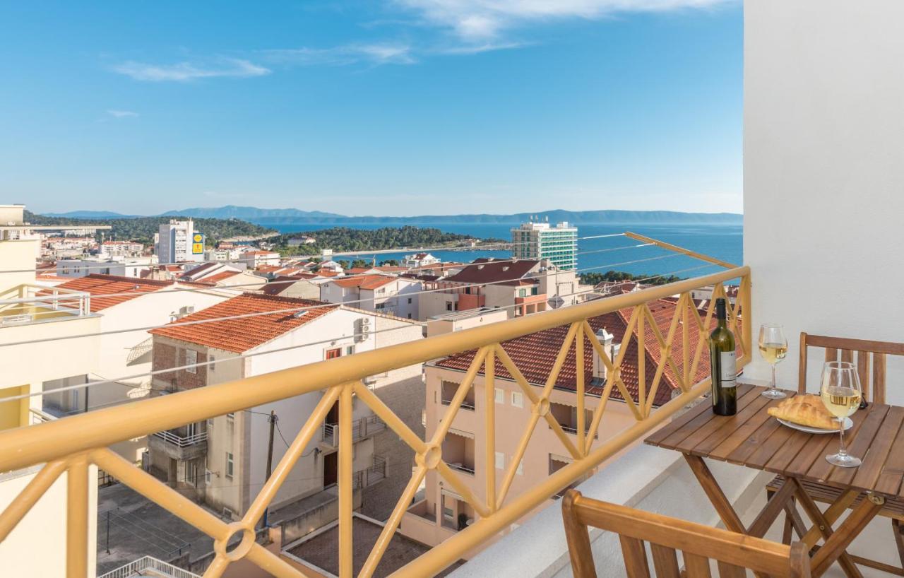 Vista Mare Apartment - 3 Bedroom, Sea View ماكارسكا المظهر الخارجي الصورة